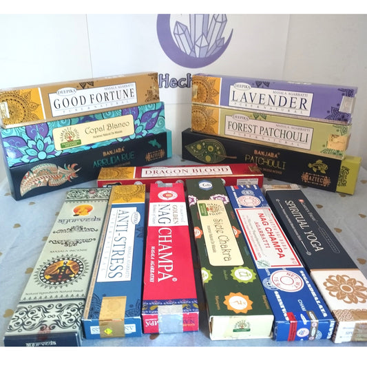 🌿Inciensos Variados Lavanda Sándalo 7Chakras Antiestres Sangre de Drago – Descuentos de hasta el 20%