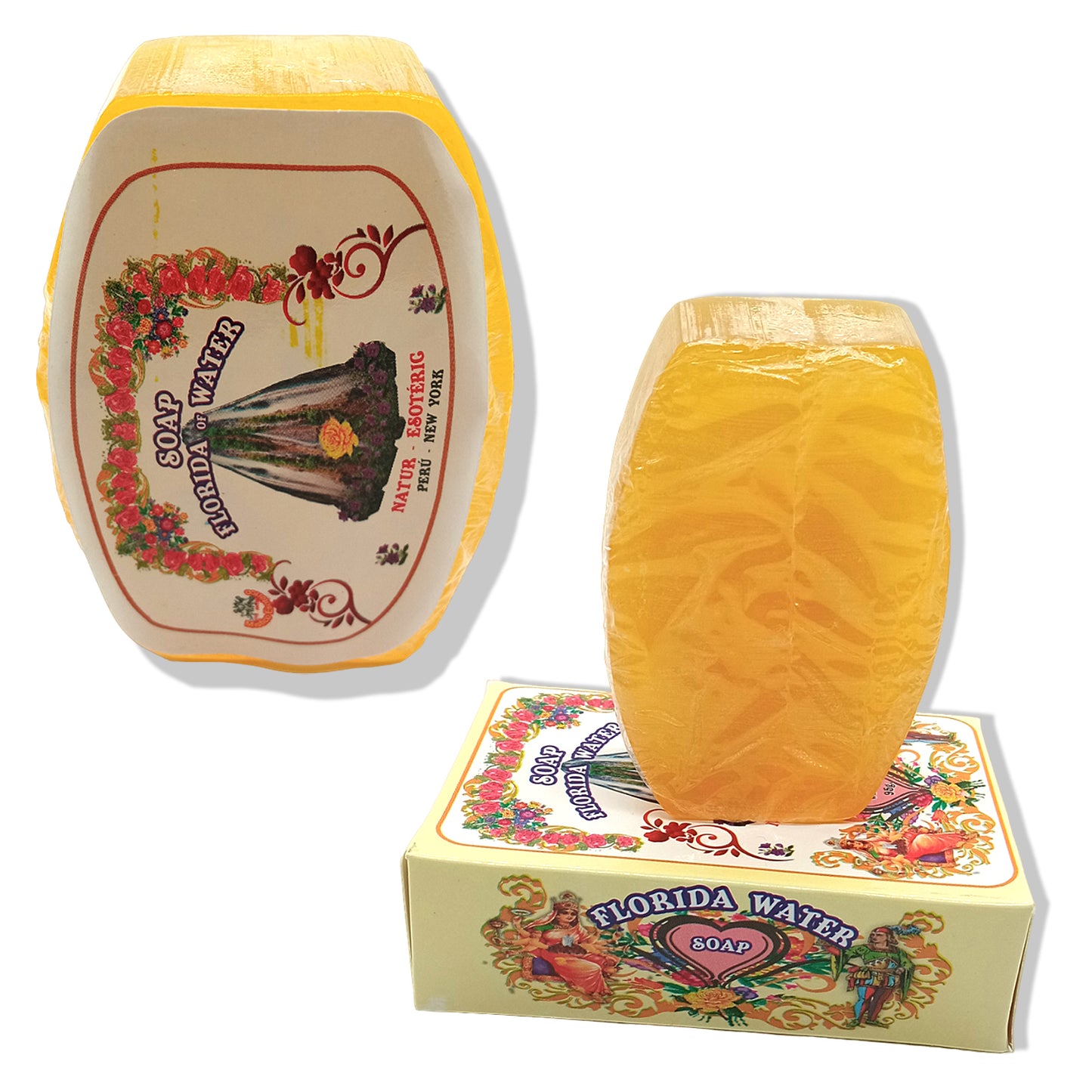 Colonia de Agua Florida 270 ml - Perú Murray y Lanman + Jabón Agua Florida +  Pulsera 7 Nudos Roja - Limpia, purifica y aleja energías negativas