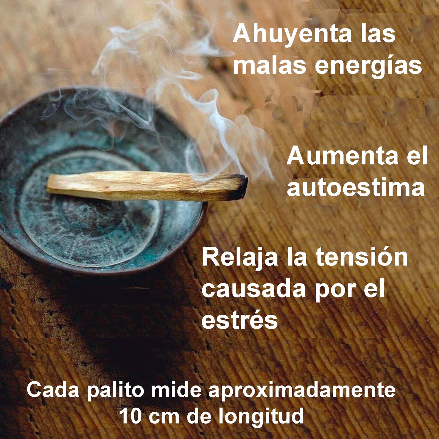 Palo Santo Calidad Premium - Incienso Humo Sagrado - Regalo Pulsera Hilo Rojo 7 Nudos