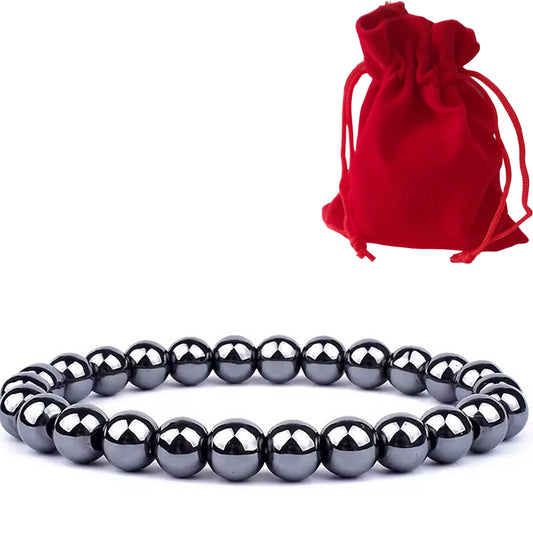 🛡️ Pulsera de Hematita – Protección, equilibrio y energía vital