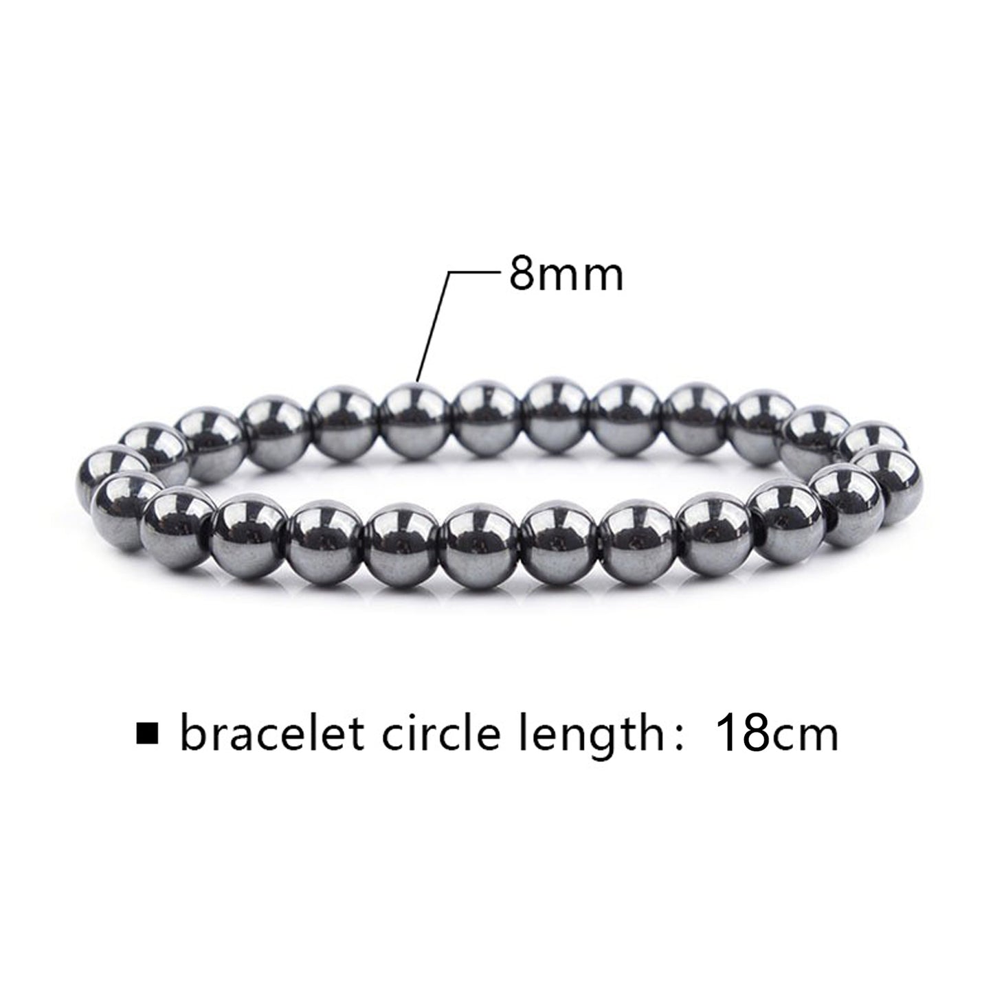 🛡️ Pulsera de Hematita – Protección, equilibrio y energía vital