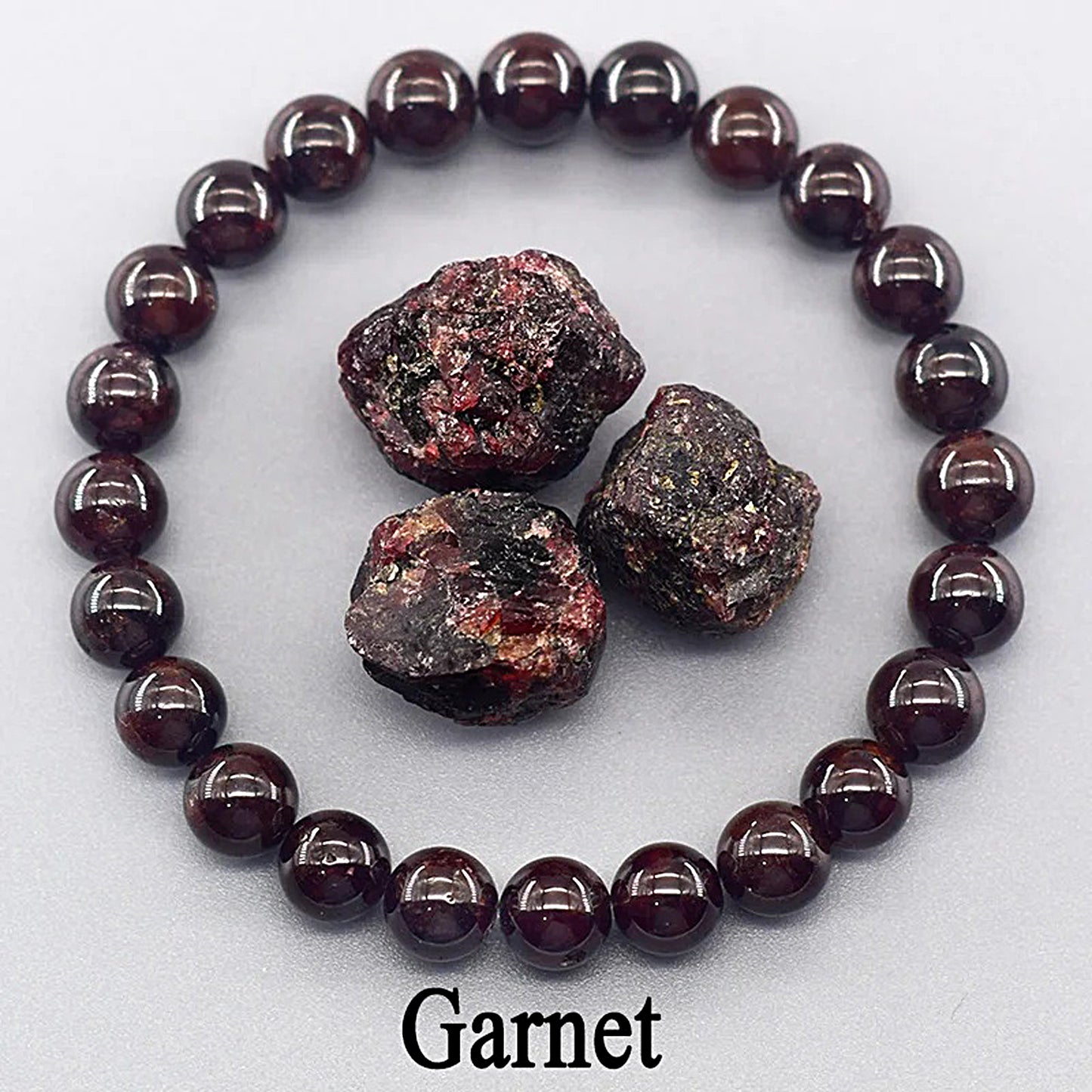 ❤️ Pulsera de Granate – Pasión, vitalidad y fuerza interior