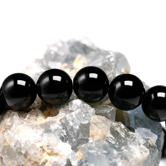Pulsera Turmalina Negra Piedra Natural - Tu escudo energético diario