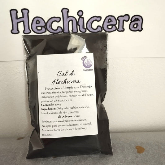 🧂 Sal de Hechicera – Limpieza y Protección Energética (100 g)