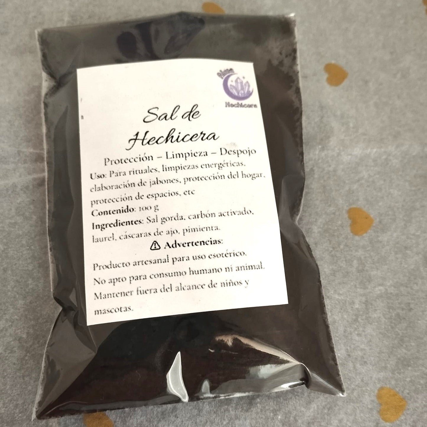 🧂 Sal de Hechicera – Limpieza y Protección Energética (100 g)