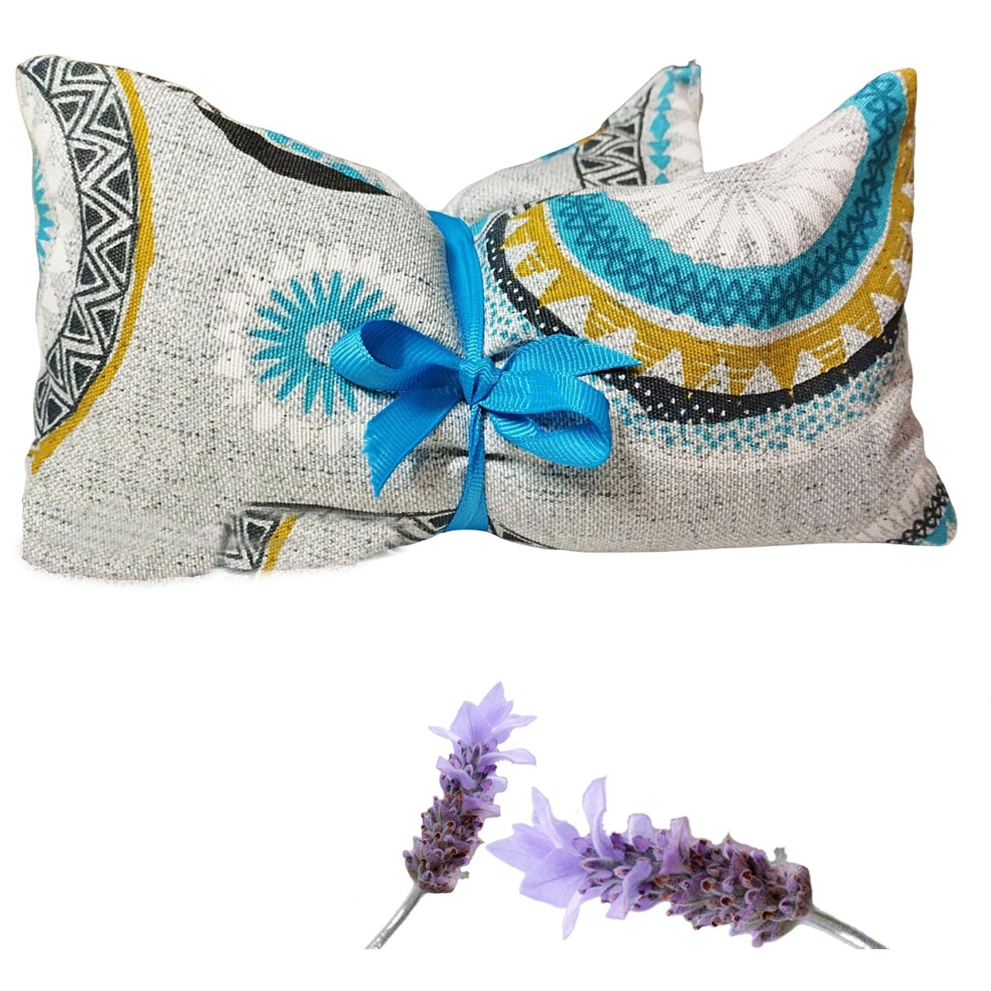 Saquito Térmico de Semillas para Microondas Aroma Lavanda - Alivia Dolores Cervicales y Lumbares - Hecho en España